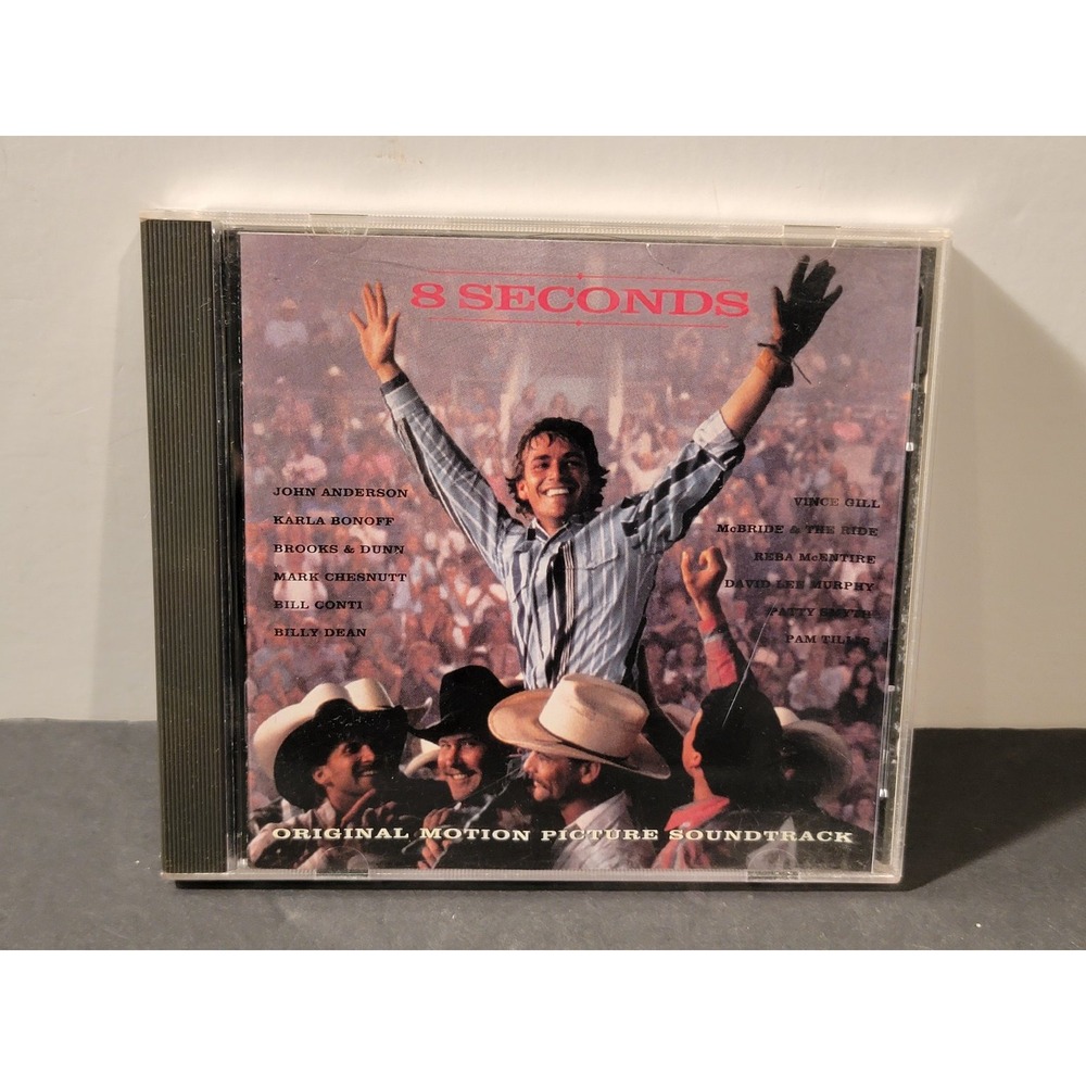 8 Seconds Soundtrack various‎ Artists – CD 1993 Country  MCA MCAD-10937